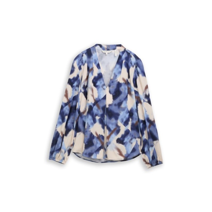 Tom Tailor blouse print Blauw